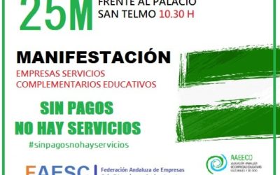 Las empresas educativas se concentrarán el próximo jueves en San Telmo a las 10.30 h.